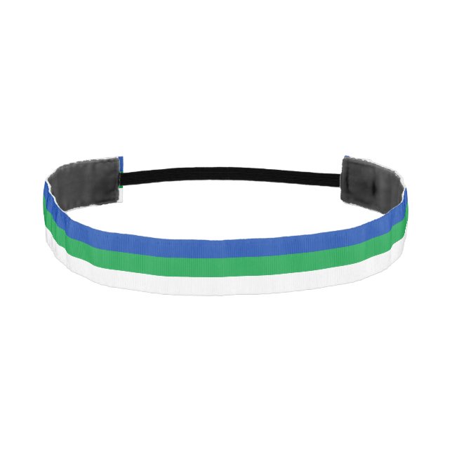 Komi Republic Flag Athletic Headband (Front)