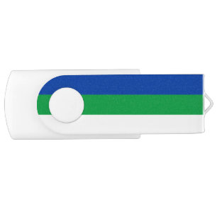 Komi Republic Flag Flash Drive