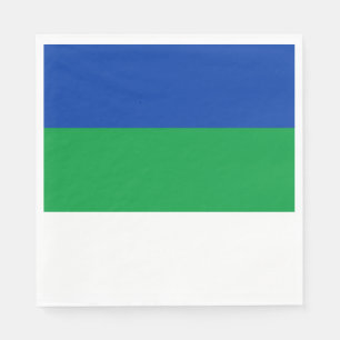 Komi Republic Flag Napkins
