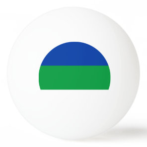 Komi Republic Flag Ping Pong Ball