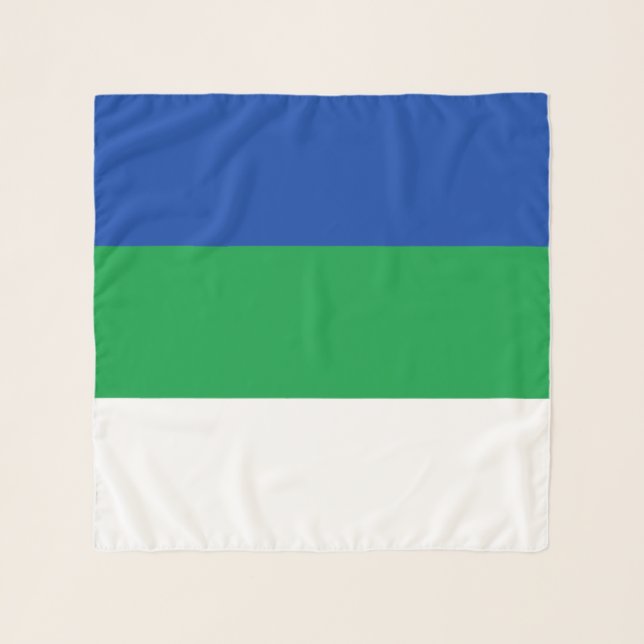 Komi Republic Flag Scarf (Front)