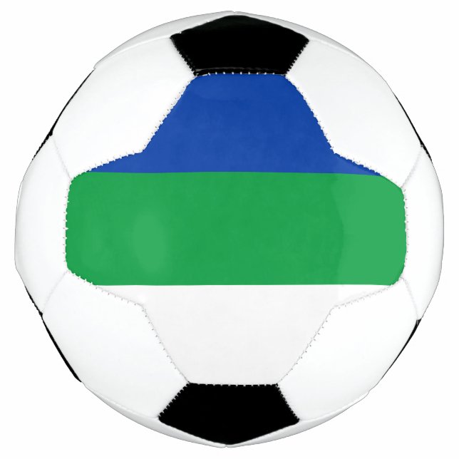 Komi Republic Flag Soccer Ball (Front)
