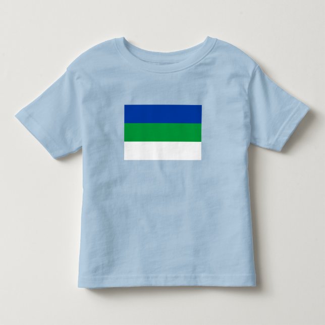 Komi Republic Flag Toddler T-shirt (Front)