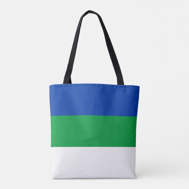 Komi Republic Flag Tote Bag (Back)