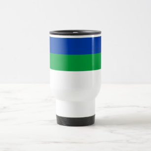 Komi Republic Flag Travel Mug