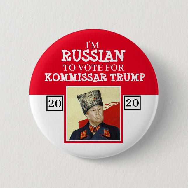 Kommissar Trump Button (Front)