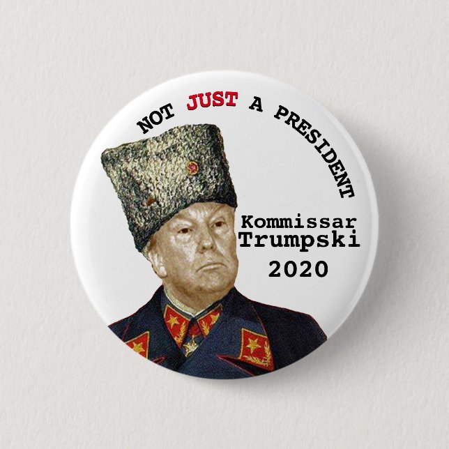 Kommissar Trumpski Button (Front)