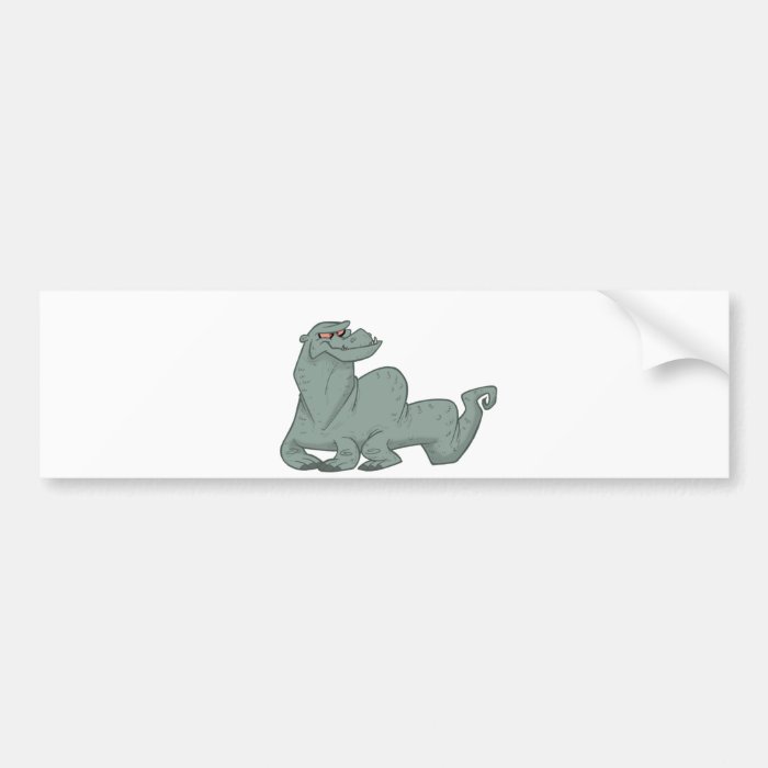 Komodo Dragon Bumper Sticker