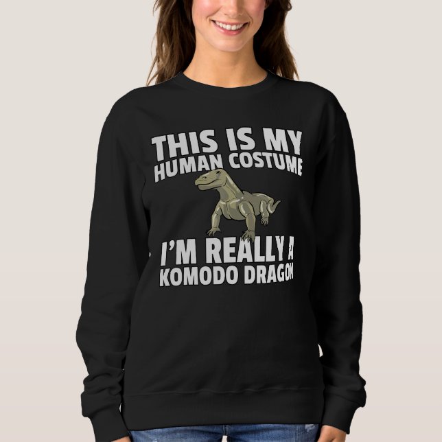 Komodo Dragon Costume For Komodo Dragon Kids Sweatshirt (Front)