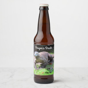 Komodo Dragon: Dragon's Breath Wine / Beer Label
