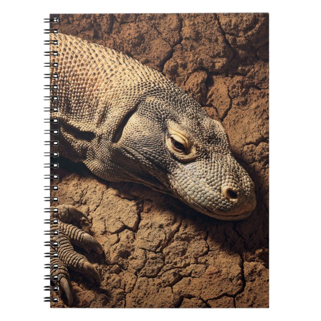 Komodo Dragon Earth Tones Notebook (Front)