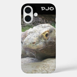 Komodo Dragon Face iPhone 16 Case