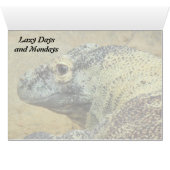 Komodo Dragon Folded Card (Inside Horizontal (Bottom))