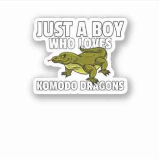Komodo Dragon For Komodo Dragon Kids Sticker