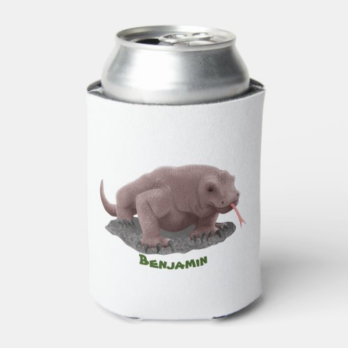 Komodo dragon illustration can cooler