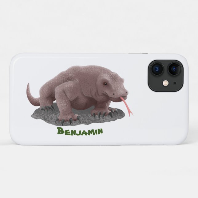 Komodo dragon illustration Case-Mate iPhone case (Back (Horizontal))