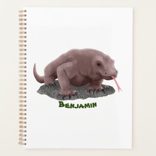 Komodo dragon illustration planner