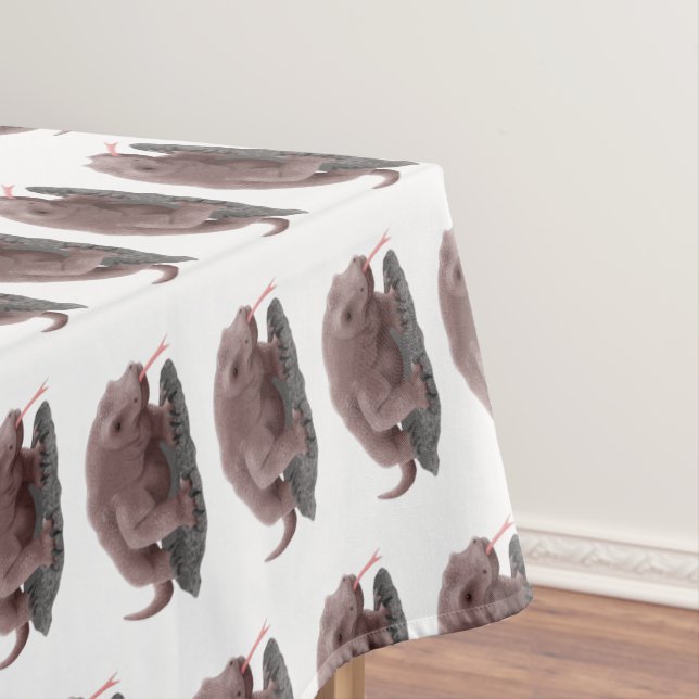 Komodo dragon illustration tablecloth (In Situ)