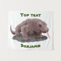 Komodo dragon illustration