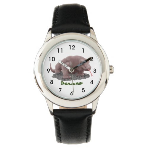 Komodo dragon illustration watch