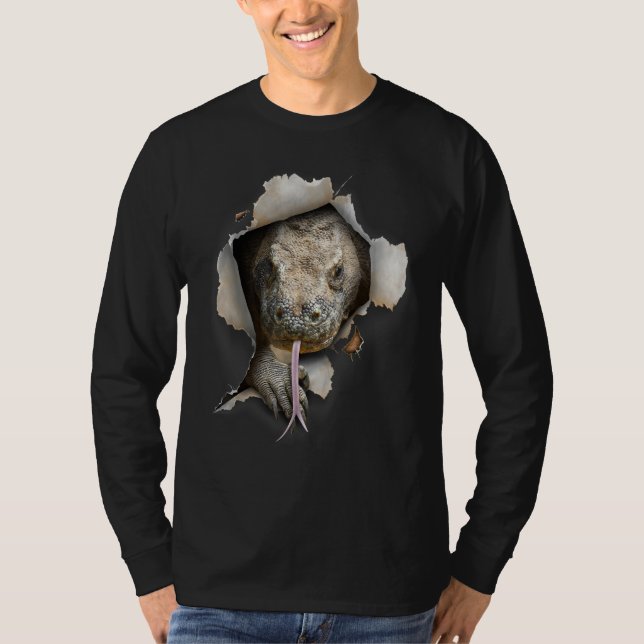 Komodo Dragon  Komodo Reptile Lizard Komodo Dragon T-Shirt (Front)