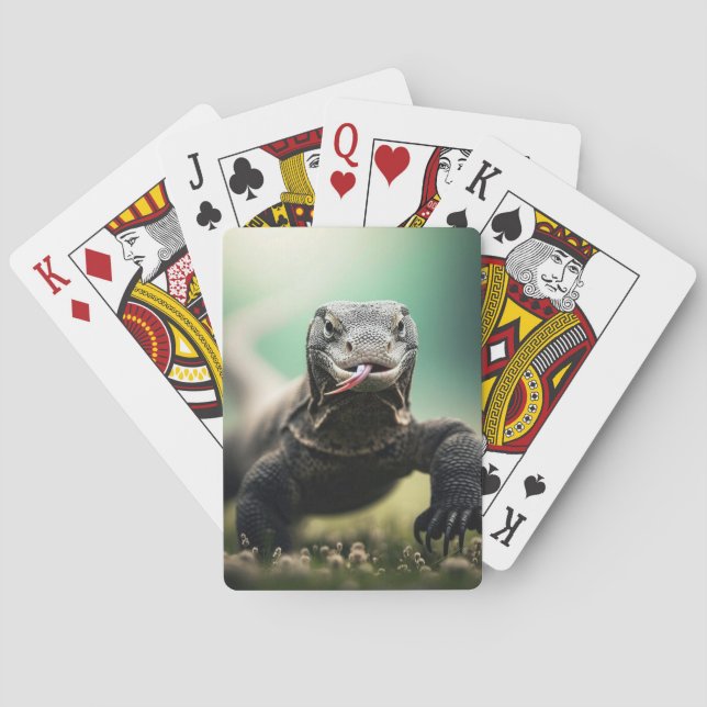 Komodo Dragon Poker Cards (Back)
