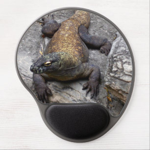 Komodo Dragon Resting View Gel Mouse Pad