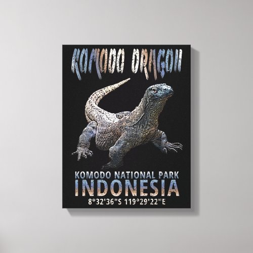 Komodo Dragon _ The Worlds Largest Lizard Canvas Print