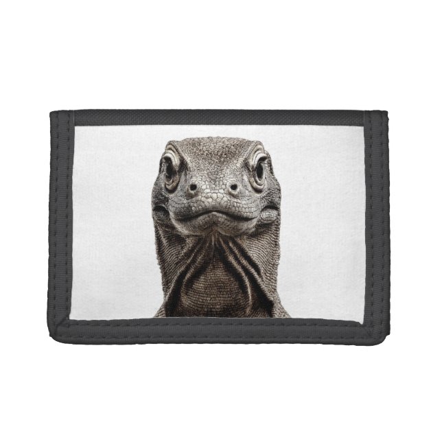 Komodo Head Tri-fold Wallet (Front)