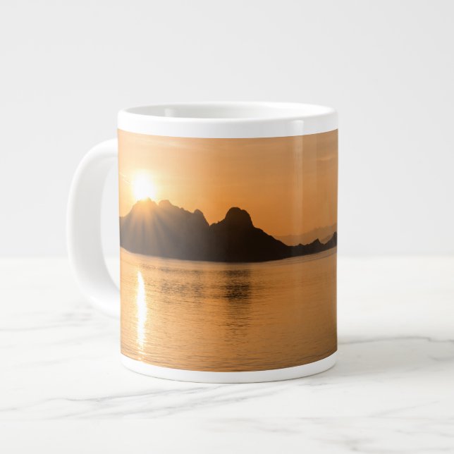 Komodo Island At Sunset Giant Coffee Mug (Front Left)