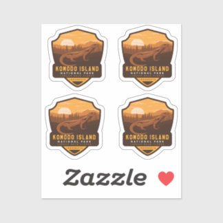 Komodo Island National Park Sticker