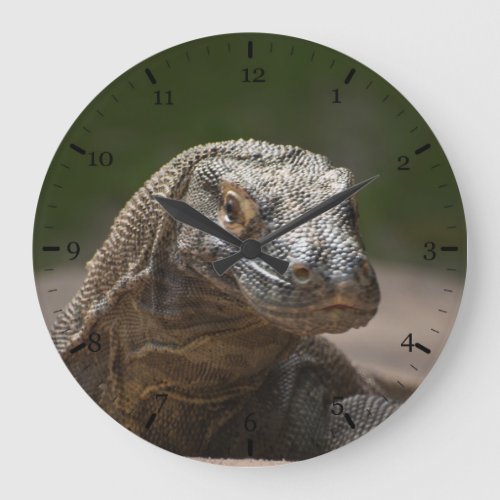 Komodo monitor dragon large clock