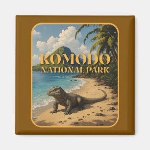Komodo National Park Indonesia Magnet