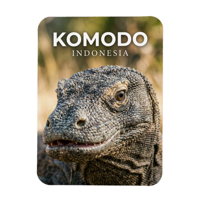 Komodo National Park Indonesia Magnet (Vertical)