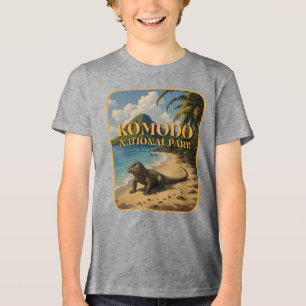 Komodo National Park Indonesia Tri-Blend Shirt