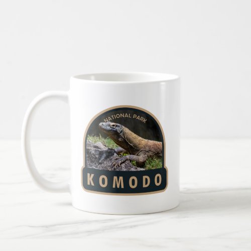 Komodo National Park Indonesia Vintage Coffee Mug