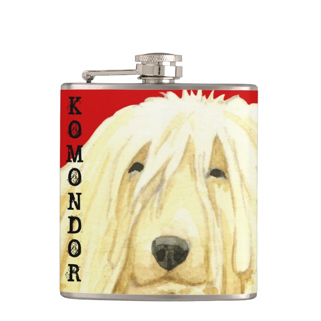 Komondor Color Block Flask (Front)