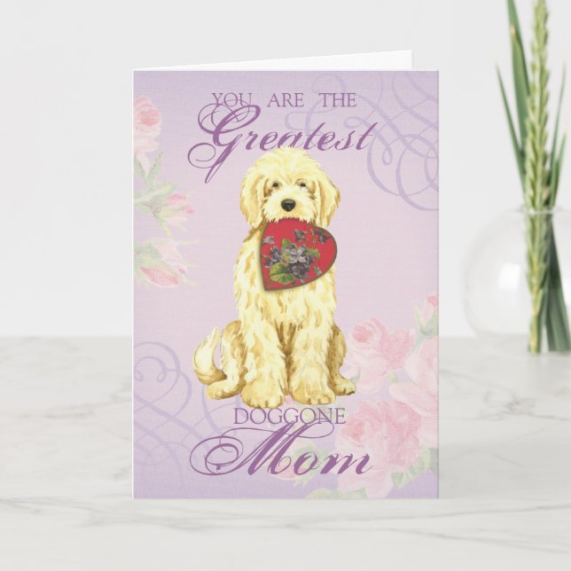 Komondor Heart Mom Card (Front)