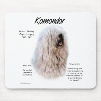 Komondor History Design Mouse Pad