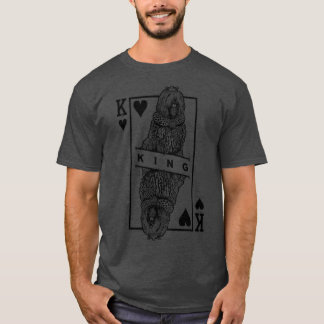 Komondor Hungarian Sheepdog King Of Hearts Mop Dog T-Shirt