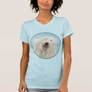 Komondor Painting - Cute Original Dog Art T-Shirt