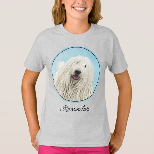 Komondor Painting _ Cute Original Dog Art T_Shirt