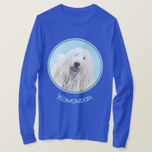 Komondor Painting - Cute Original Dog Art T-Shirt
