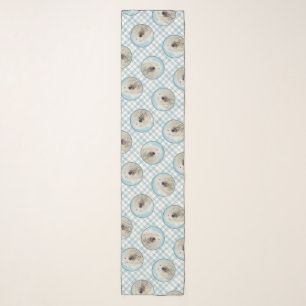 Komondor Painting Hungarian Cute Original Dog Art Scarf