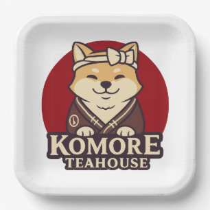 KOMORE TEAHOUSE Genshin Impact Inazuma  Paper Plates