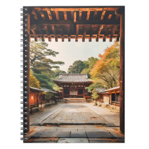 Komorebi - The Sun-Drenched Temple Notebook