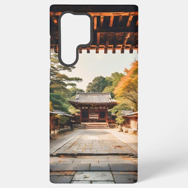 Komorebi - The Sun-Drenched Temple Samsung Galaxy Case (Back)