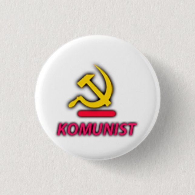 Komunist Party Logo Button (Front)
