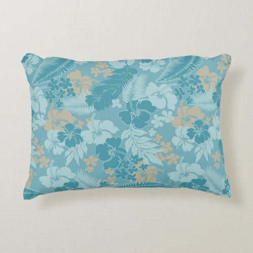 Kona Bay Hawaiian Hibiscus Accent Pillow