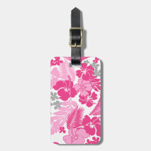 Kona Bay Hawaiian Hibiscus Luggage Tag